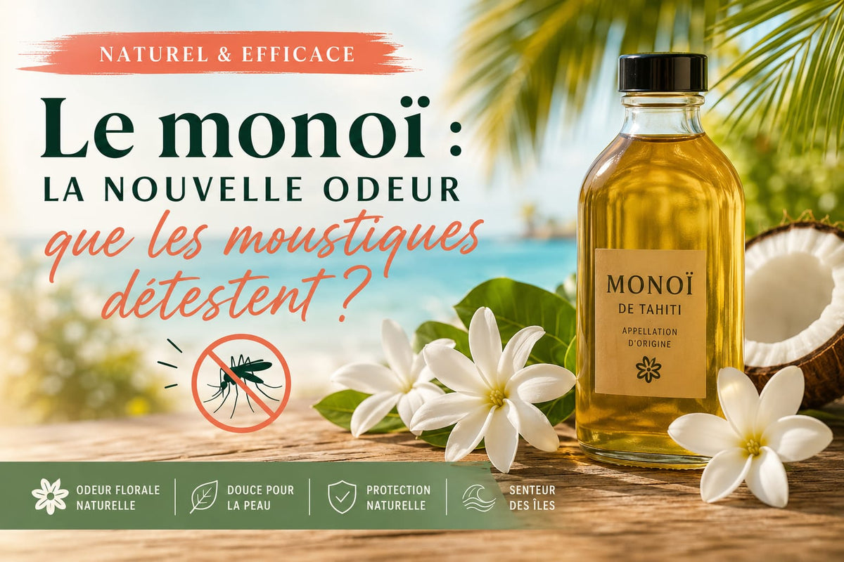 Le monoï : la nouvelle odeur que les moustiques semblent détester ?