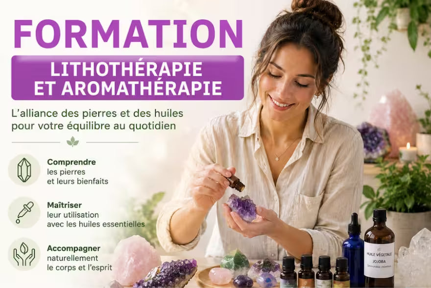 Formation - Lithothérapie alliée à l'aromathérapie